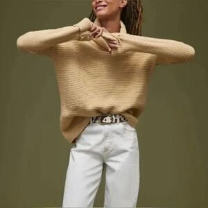 Anthropologie Pilcro Oversized Cowl Neck Chunky Super Soft Cozy Sweater Small